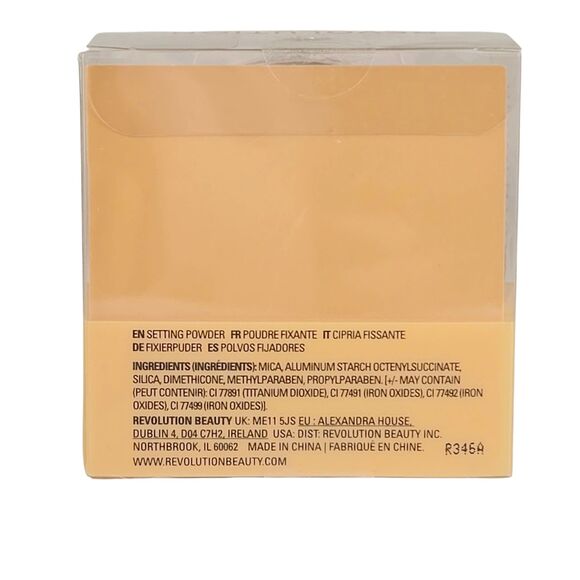 REVOLUTION Conceal & Fix Loose Setting Powder DEEP HONEY New In Box 13g - Picture 2 of 3